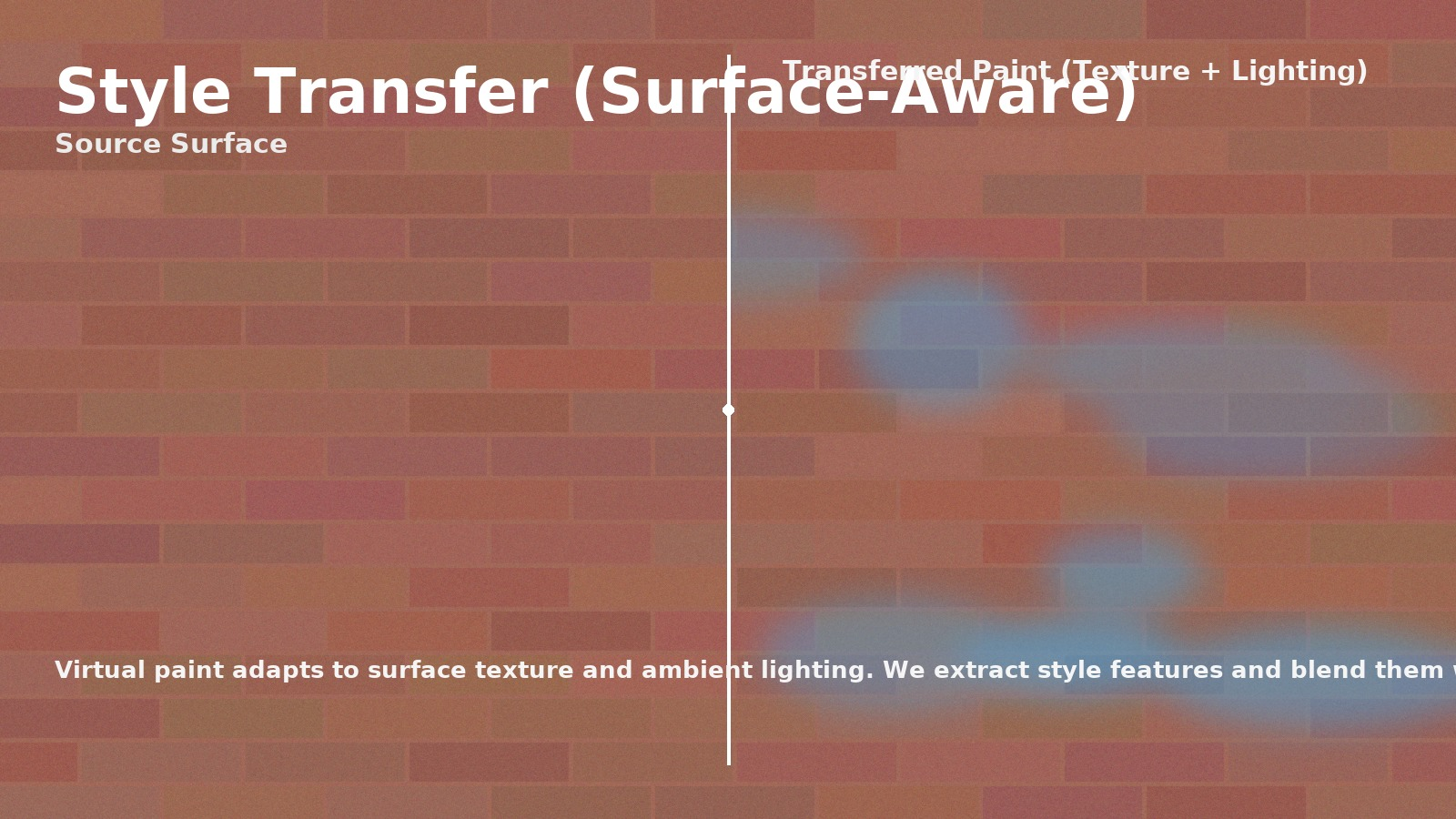 Neural style transfer on surfaces